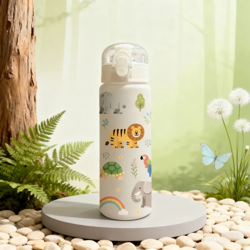 

Чашка для воды с 3D-печатью и рисунками мультяшных животных — любитель животных, уникальный и стильный, яркий цвет, устойчивый к выцветанию, прочный