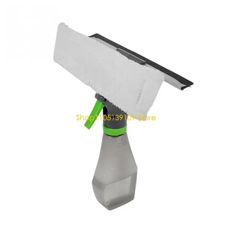 P5ED 3 in 1 Window Cleaner Spray Dry Scraper Features Atomizing Nozzle Bottle Wiper Microfibre Cloth Pad Kit Car Clean Brush