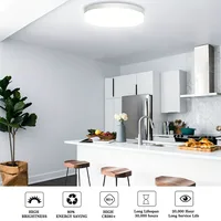 Round LED Ceiling Light Simple Square Ceiling Lights Modern Kitchen Ceiling Lighting Fixture Led Panel Lamp for Balcony Corridor 2