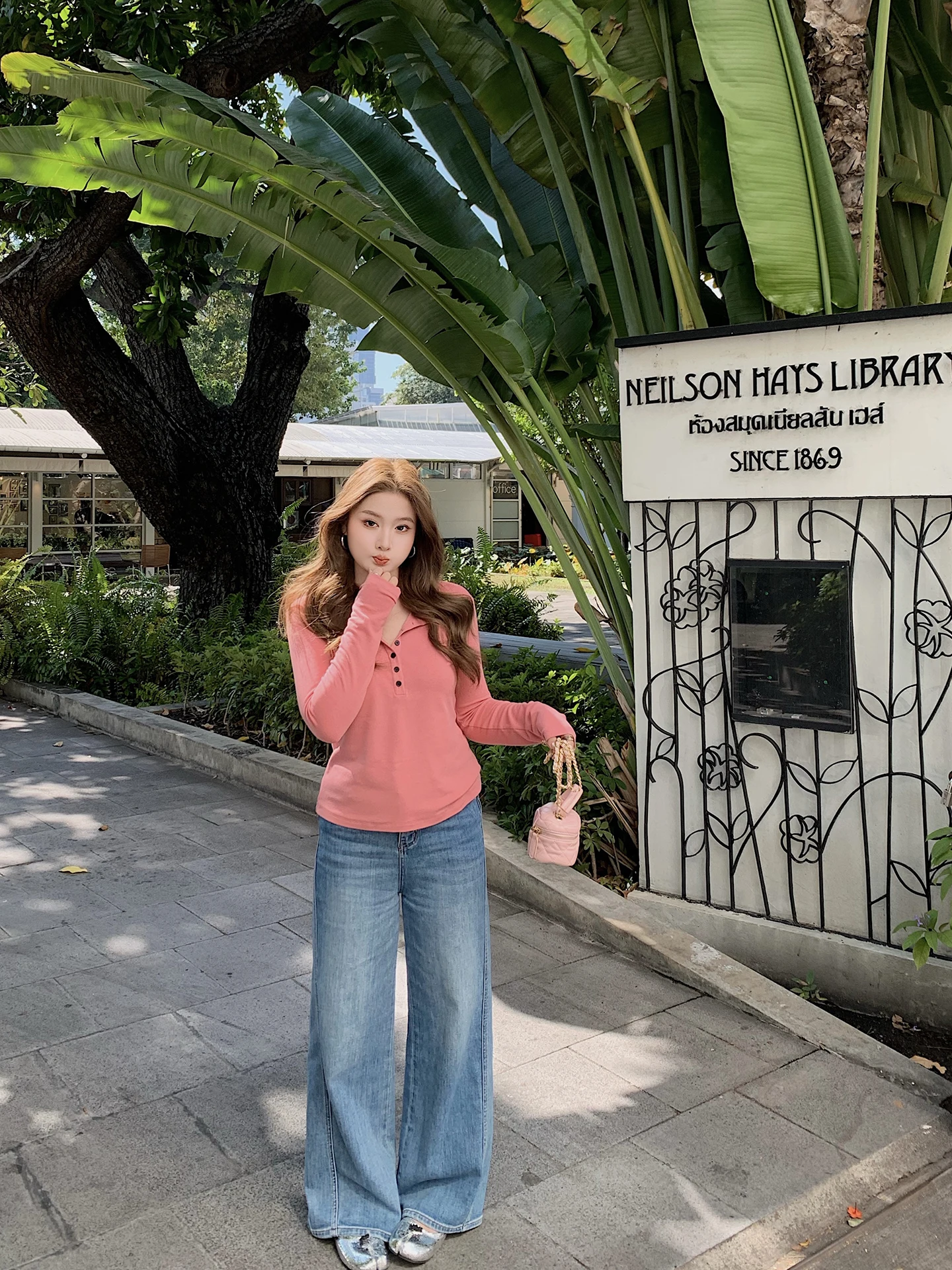 

Herwear High Waist Slimming Straight Leg Jeans Women's Denim Pants Four-Way Stretch Casual Sle Mid-Elastici High Waist