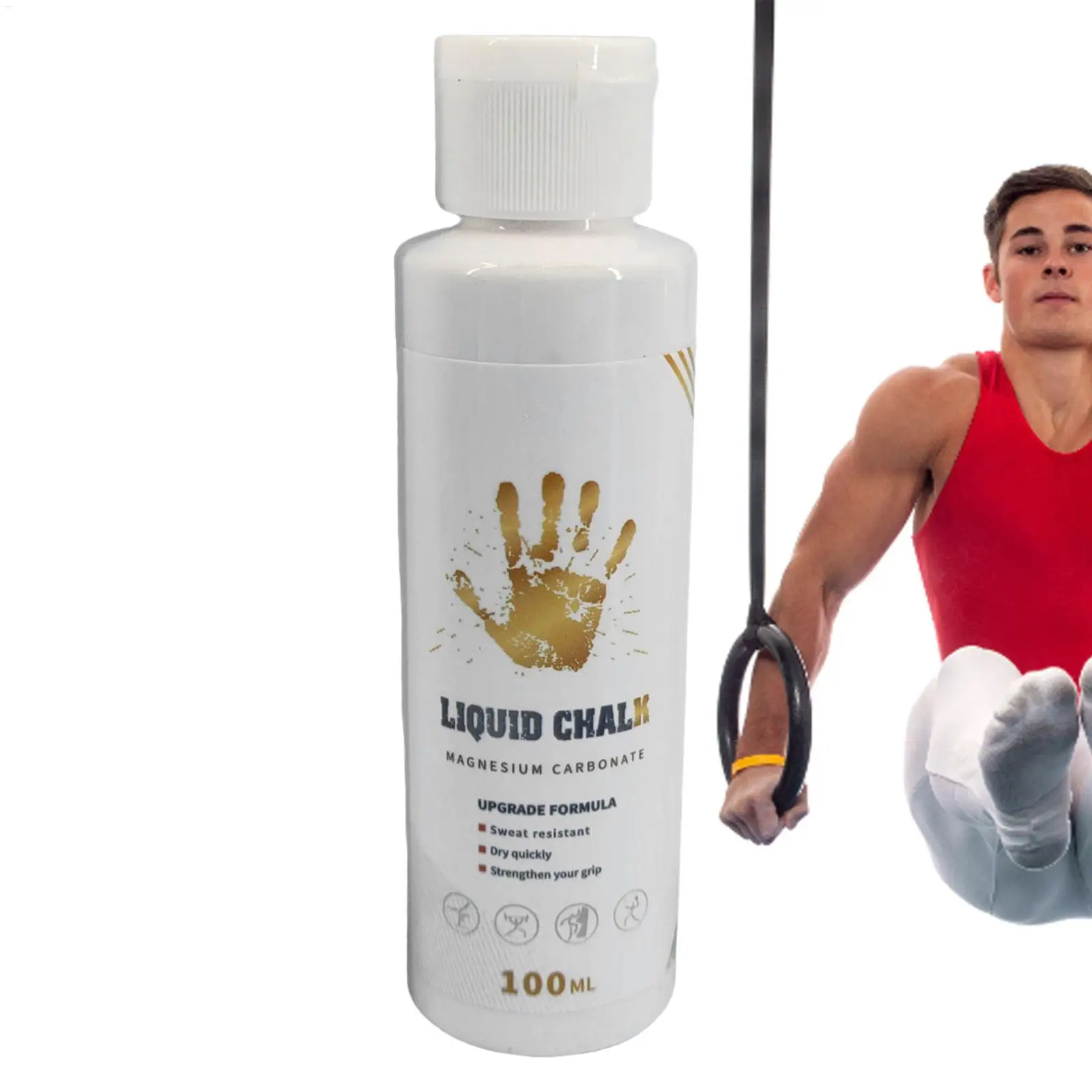 

Liquid Magnesium Powder Chalk Gym Sweat-Resistant Quick Dry Rock Climbing Long-Lasting Hand Chalk Fluid Pole Powerlifting