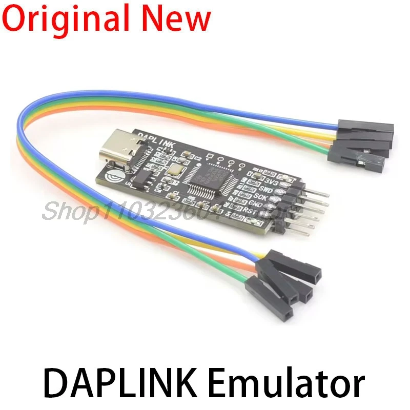 DAPLINK ARM Simulator STM32 Программатор загрузки SWD/USB Эмулятор TYPE-C без драйверов заменяет горелку JLINK OB/STLINK STM32
