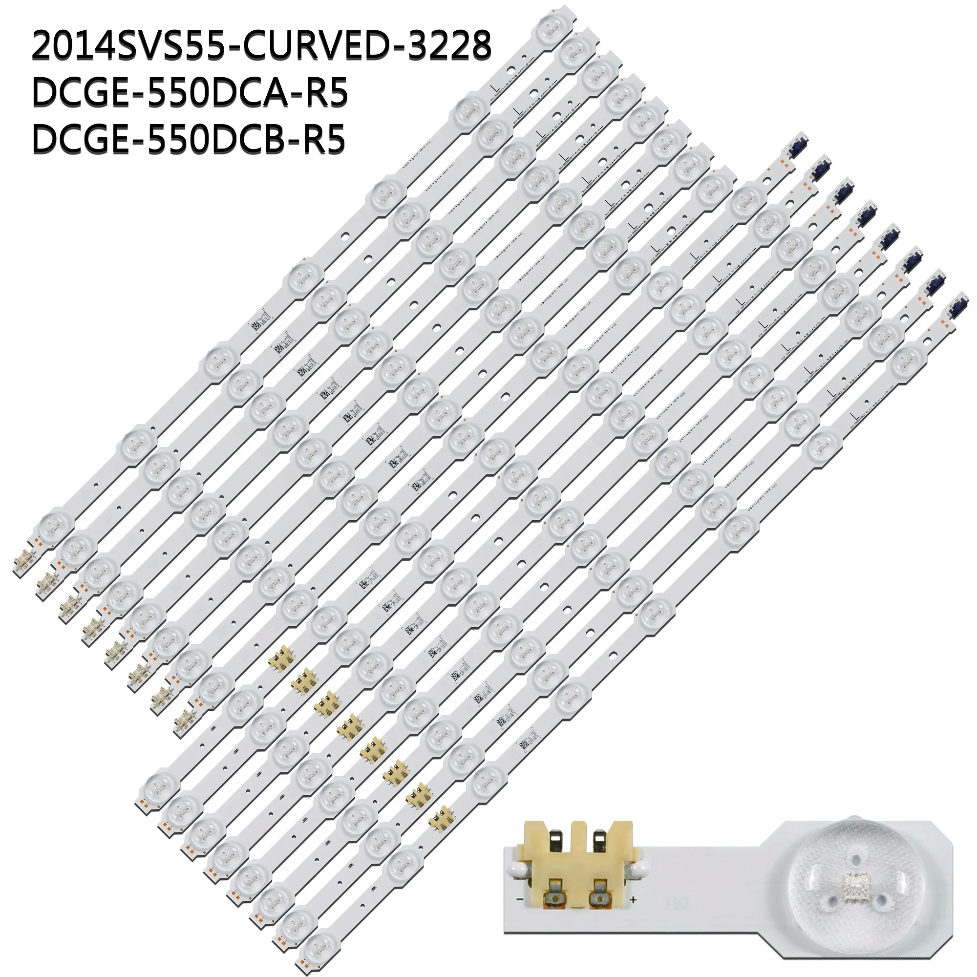 Лента светодиодной подсветки 2014SVS55 CURVED 3228_R07 L08 LM41-00093B 00093C UN55HU7200H UN55HU7200K UN55HU7250F UN55HU7203F UN55HU7203