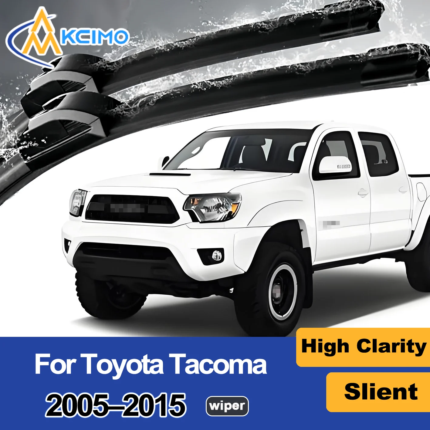 

2PCS New Wiper Blades for Toyota Tacoma N220/N240/N250/N260/N270 2005-2015 Front Windshield Accessories 2015 2014 2013 2012 2011