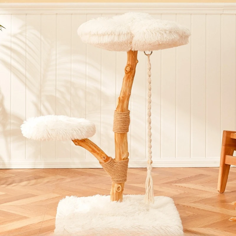 Cloud Cat Climbing Cat Tree Jumping Platform One Luxury Solid Wood Cat Shelf Villa Does Not Occupy Area