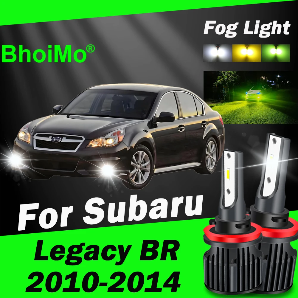

BhoiMo Front Fog Light Lamp For Subaru Legacy BR 2010 - 2014 Led Bulb 2011 2012 2013