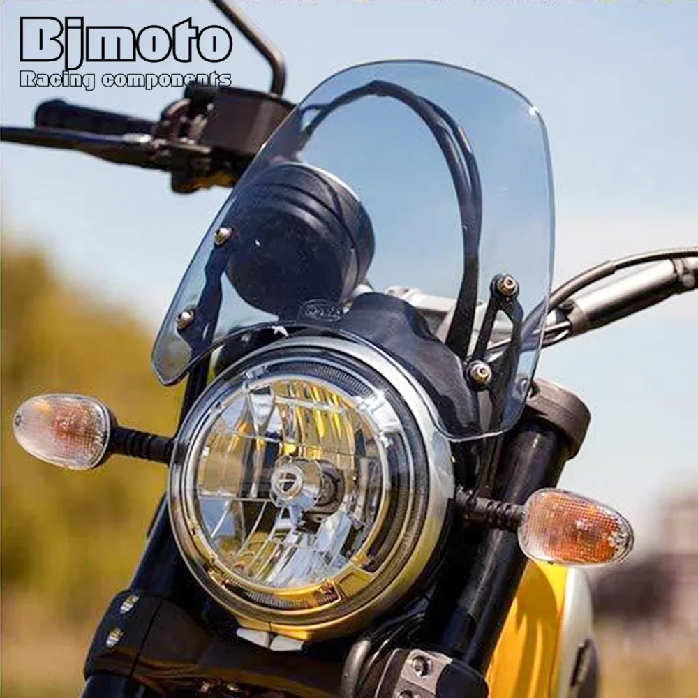 Motorcycle Headlight Fairing Windshield For Triumph Bonneville T100 T120 T 100 Wind screen Windscreen For Thruxton 900