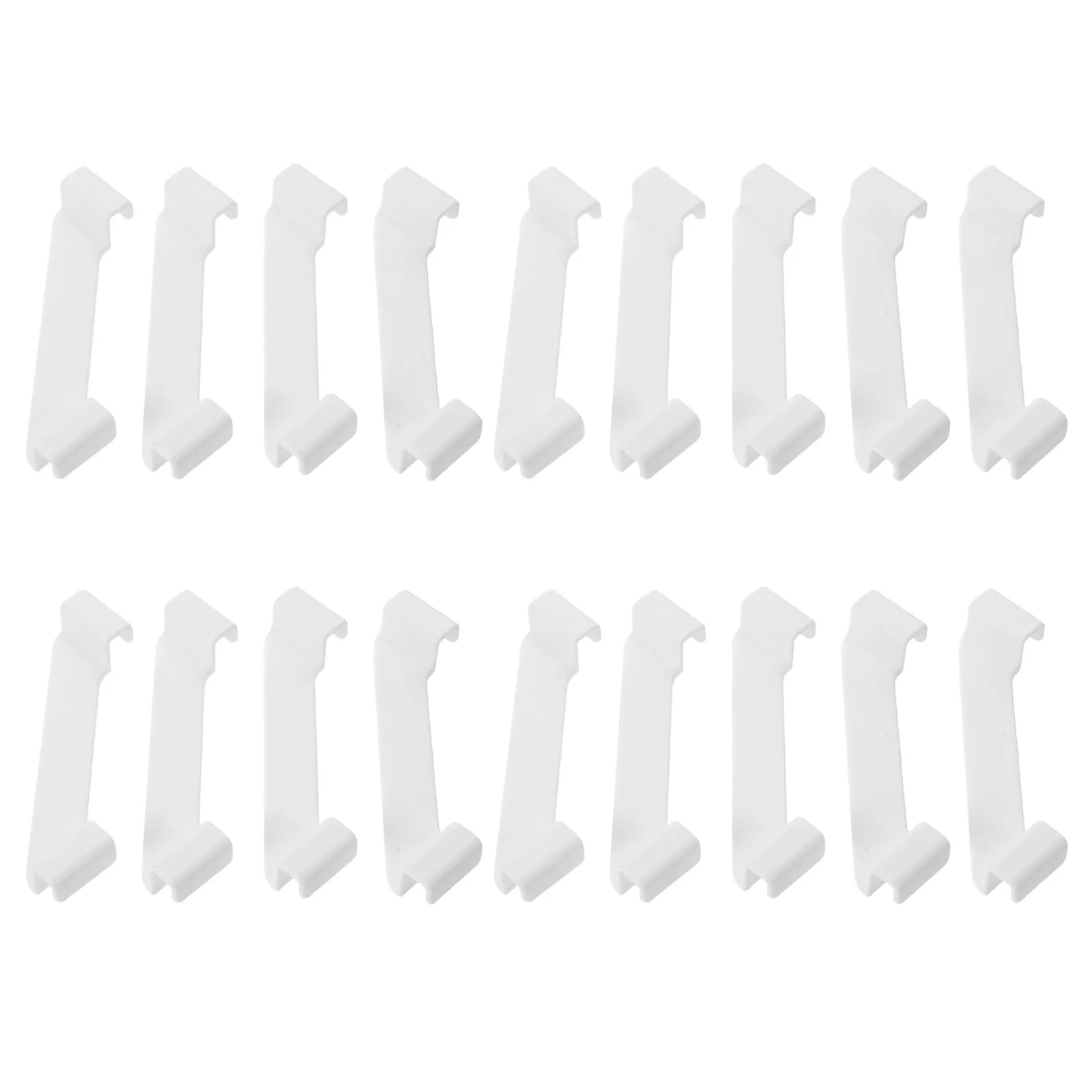 20Pcs Storage Box Stacking Aid Plastic Bin Stackers Rounded Corner Clips Kitchen Bedroom Dormitory Organizer Accessories Home