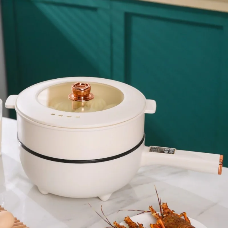 

Многофункциональная электрическая кастрюля Wok «все в одном» для приготовления пищи на пару, жарки, электрическая плита, бытовая горячая кастрюля