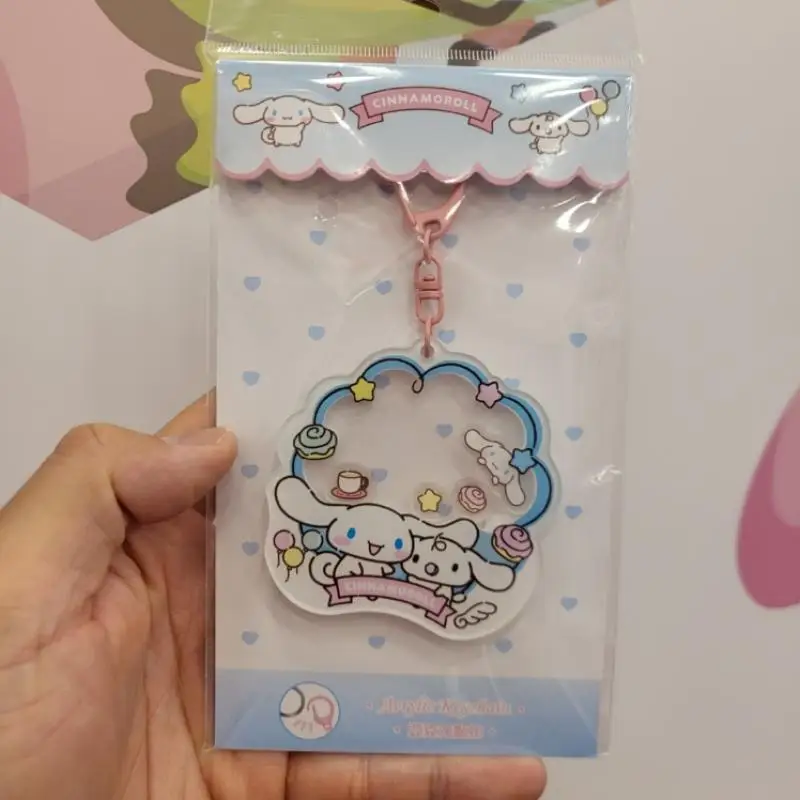 Oryginalne Sanrio Kitty melodia Cinnamoroll Kuromi małe bliźniacze gwiazdki brelok do torby ozdobny brelok 5 modeli figurki Anime zabawki