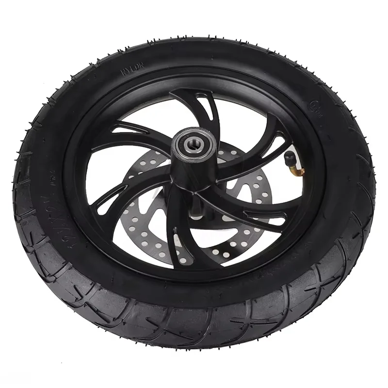 12 1/2X2 1/4 Tires 12 Inch Alloy Wheels Hub with 140mm Disc Brake for Electric Scooter E-Bike Folding Bike Wheels