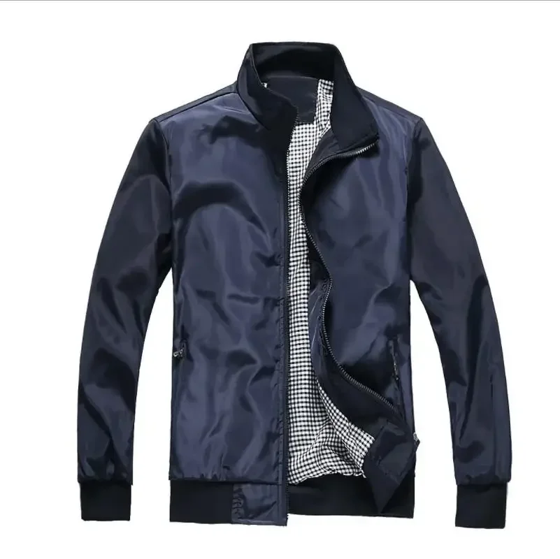 

New Arrival Mens Bomber Jacket Autumn Fashion Men Coat Casual Zipper Outerwear Waterproof Male Clothing Plus Size 4XL