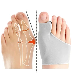 1Pair Bunion Corrector,Toe Separator For Big Toe Relax,Spread And Stretch For Hallux Valgus & Bunion Support Protector