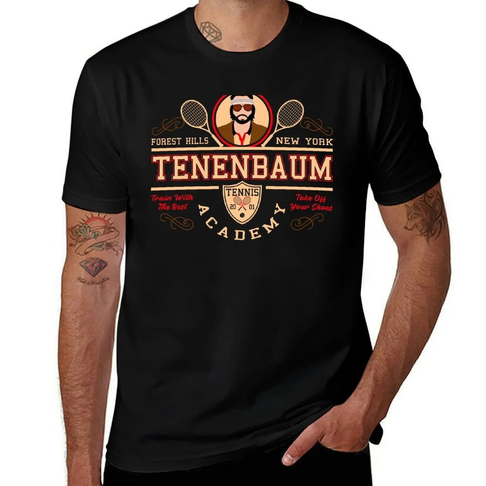 

Tenenbaum Tennis Academy T-Shirt t shirts designer t shirts for man pack white t shirts for man cotton soft T-Shirt