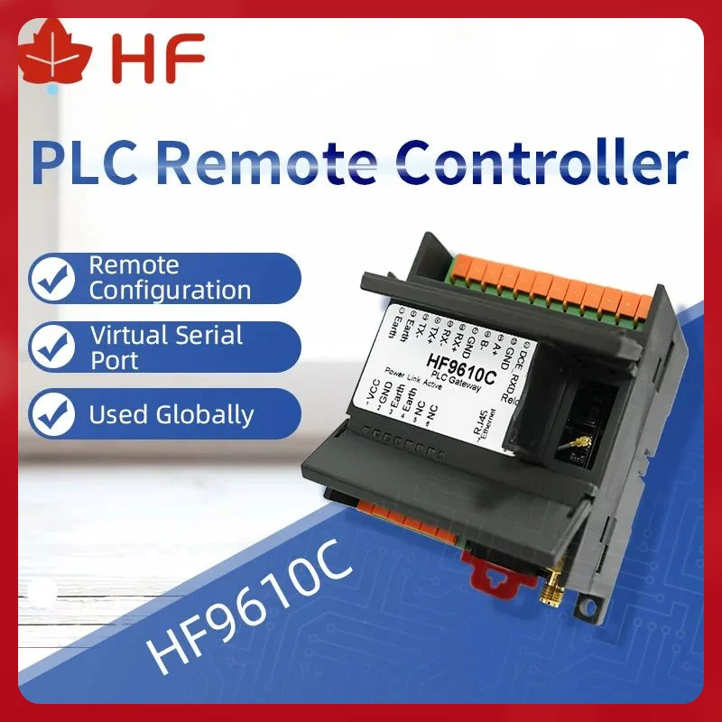 Real HF9610C PLC جهاز التحكم عن بعد تحميل المراقبة المنفذ التسلسلي يدعم ميتسوبيشي وسيمنز، شنايدر، باناسونيك، شينجي...
