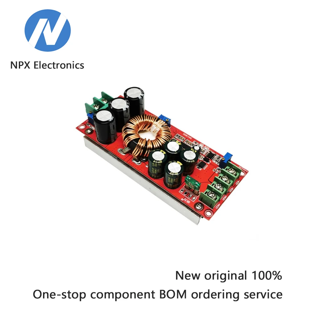 

Мощный повышающий модуль мощностью 1200 Вт с постоянным током 18 А для стабилизации напряжения, установленного на автомобиле.