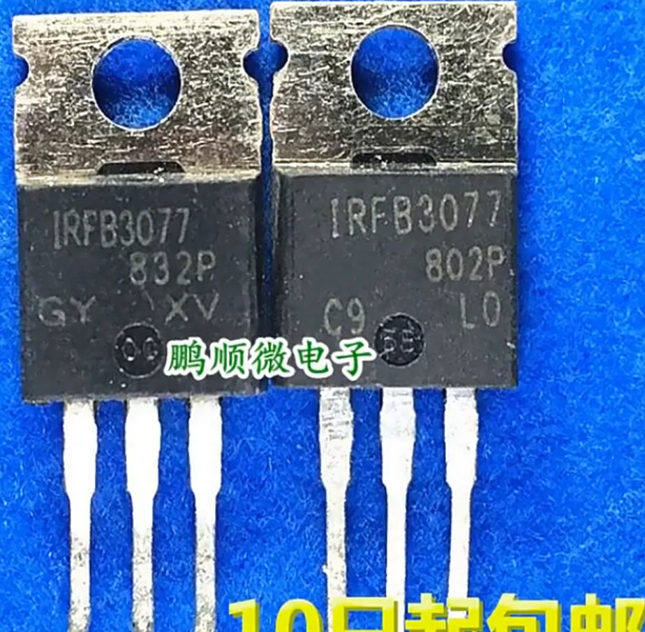 10pcs Used Original imported disassembly IRFB3077 210A/75V/370W parameter full measurement package quality