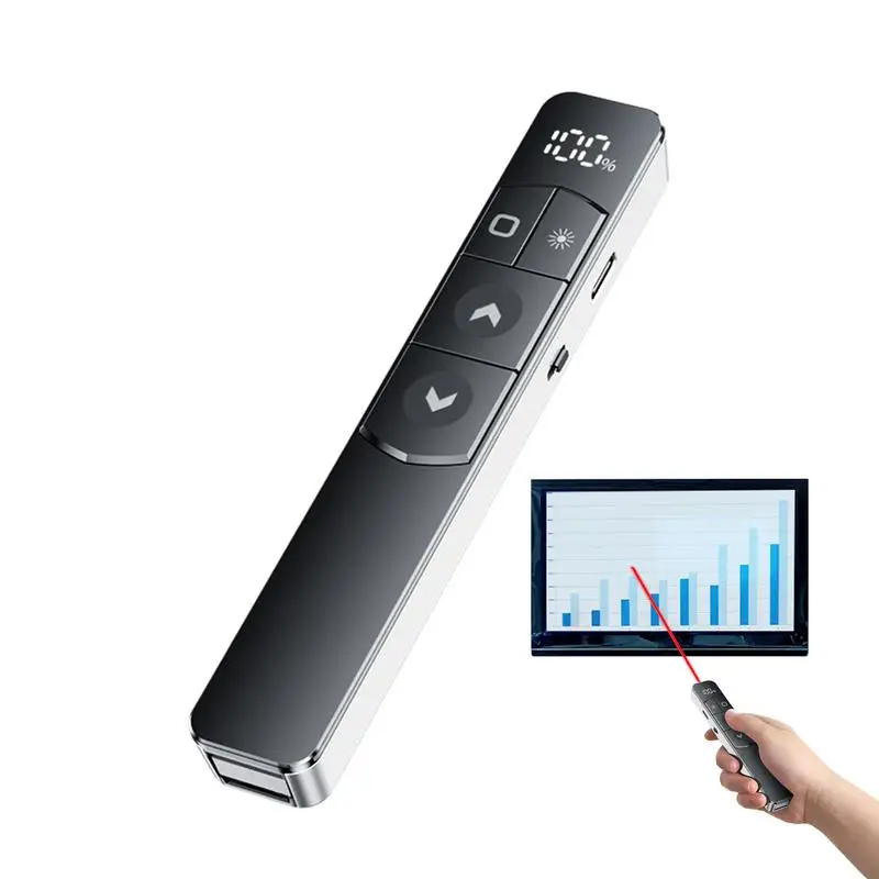 Presentation Remote Clicker Long Range Remote Presentation Clicker PPT Clicker With Light Indicator For Presentations