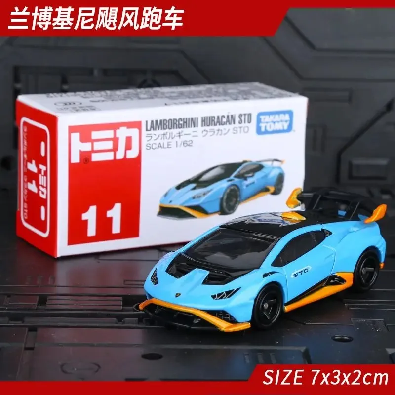 

TAKARA TOMY модель автомобиля из сплава, игрушка Lamborghini Huracan 11, литой под давлением, имитация спортивного автомобиля