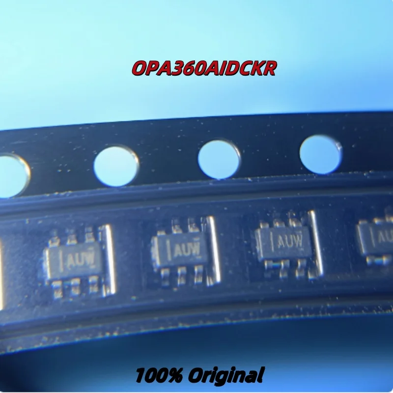 10PCS 100% New OPA361AIDCKR AUY OPA360AIDCKR AUW  SC-70-6 SOT-363 Brand New Original Chips ic
