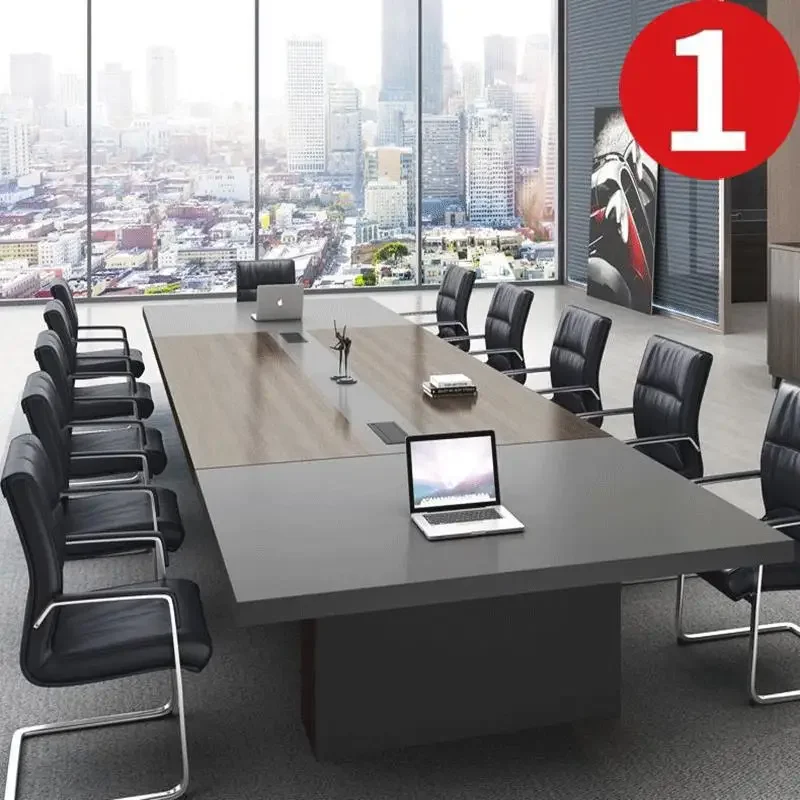 

Conference Table Simple Modern Conference Room Negotiation Table And Chair Combination Large Training Table Office Furniture