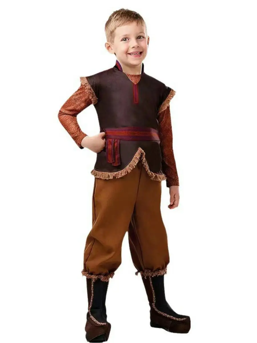 زي الأمير للأطفال، ملابس أداء لعيد الهالوين للأولاد، شخصية فيلم كريستوفر ملك الجليد، زي للعروض للأطفال