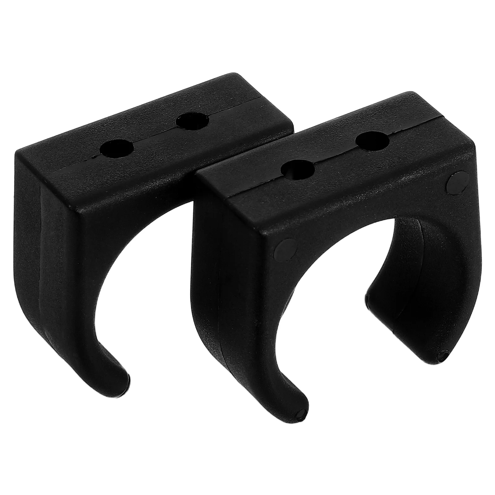 

2pcs Black Nylon Pipe Clamps Durable Material for Yachts Boats Marine Accessories Shelf Tube Buckle Fishing Pole Holder