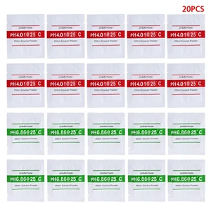 20 buah 4.00/6.86 PH Meter Larutan Penyangga Bubuk untuk Kemurnian Air Kalibrasi PH 12 bubuk kalibrasi ph penjualan terbaik - №