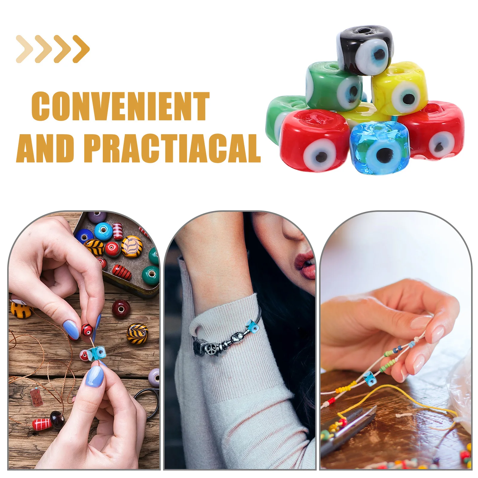 30 Stück Glasur flache runde Evil Eye Perlen für Schmuckherstellung Diy Charms Armband Ohrringe Schlüsselanhänger Halskette Bastelbedarf Glas