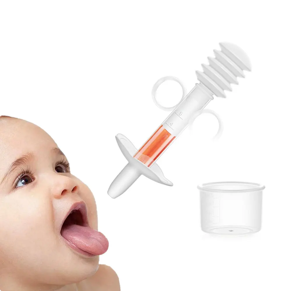 1 قطعة 5 مللي الطفل الطفل الطب موزع أواني قطارة نوع الطب ملهّر للأطفال الرضع السائل إعطاء الطب المغذية #2