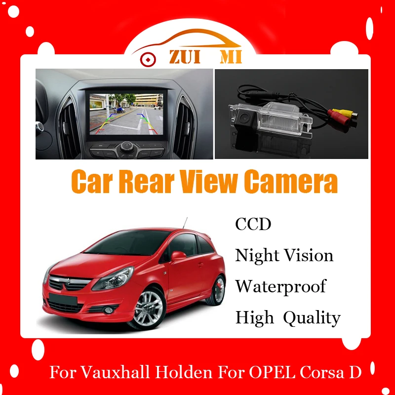 

Car Reverse Rear View Camera For Vauxhall Holden For OPEL Corsa D 2006~2014 CCD Full HD Night Vision Backup Parking Camera