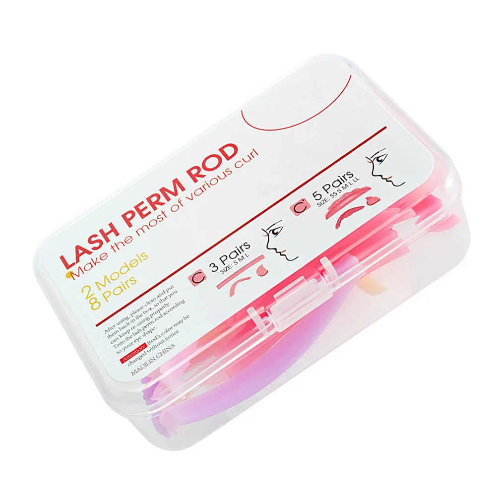 8 Par Silikonowych Podkładek do Trwałej na Rzęsy, Podgrzewany Lokówka, Sztuczne Rzęsy, Podkładki Ochronne, Salon Kosmetyczny, Naturalne Rzęsy, Proste, Równomierne Podnoszenie