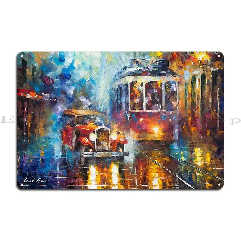 Old San Francisco Metal Sign Kitchen Party Garage Party Plates Iron Tin Sign Poster