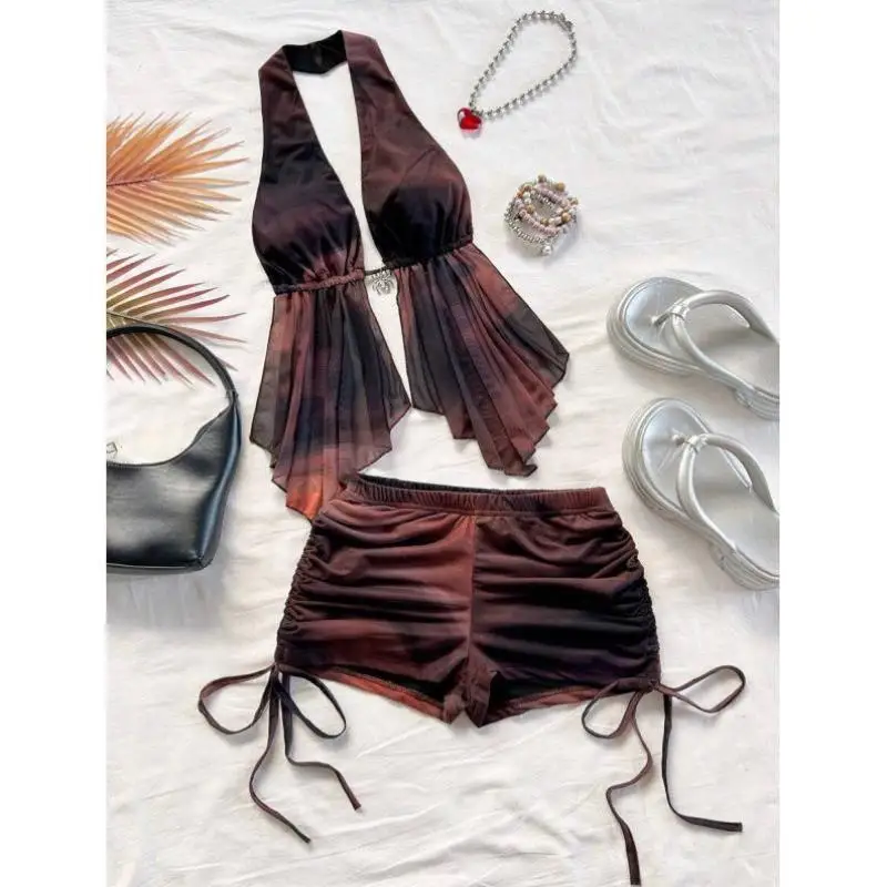 

New Arrival Cross-Border Two-Piece Set Casual Sportswear for Men Autumn Season Seven-Quarter Sve Length No Brand