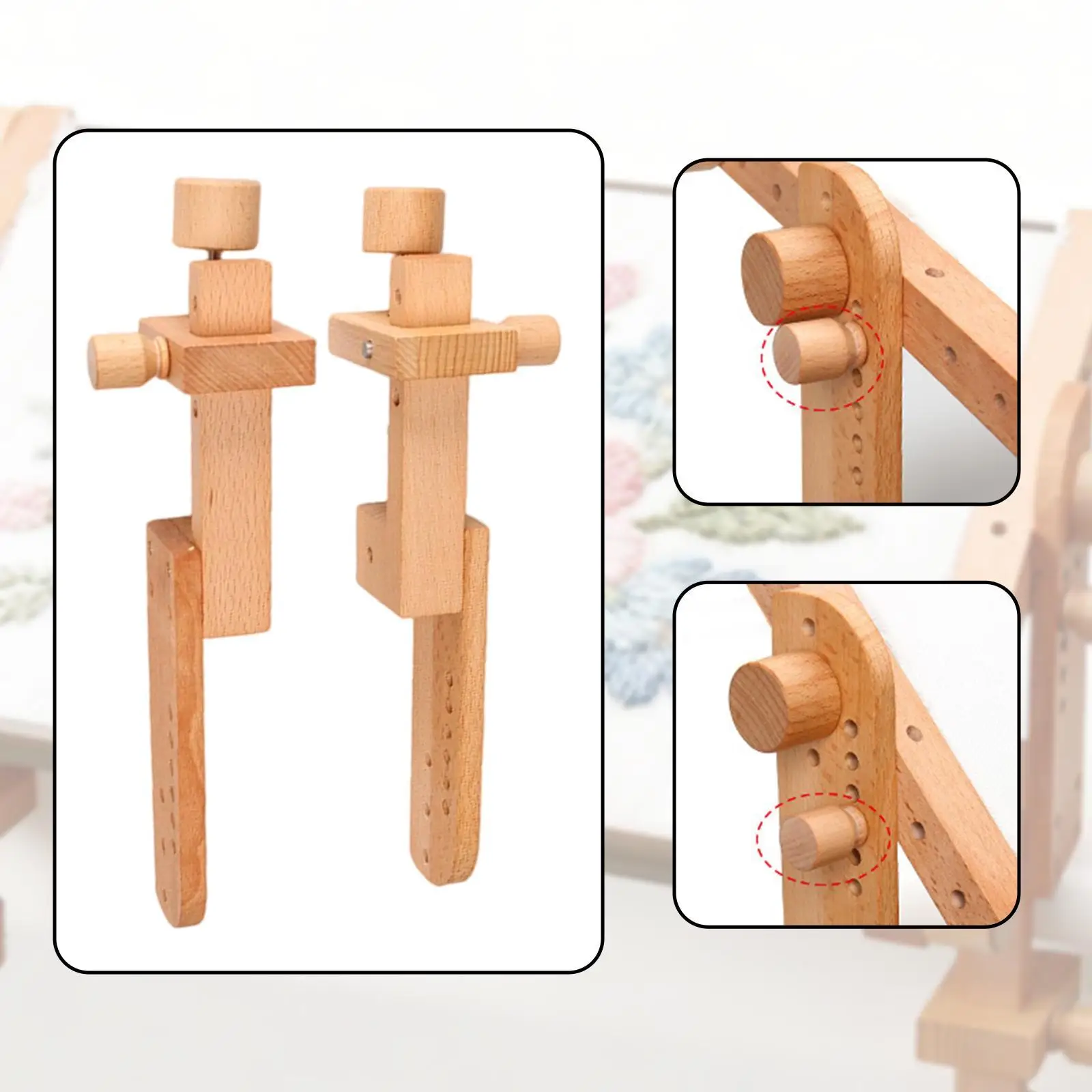 

Регулируемая стойка для вышивки крестом, сделай сам, художественные поделки, профессиональный держатель для пяльца для вышивания, держатель для рамки, с зажимом для шитья стола, квилтинга