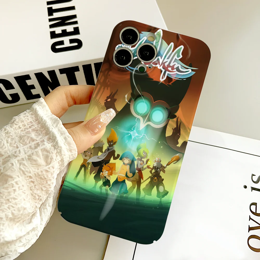 ألعاب المغامرة W-wakfu جراب هاتف FUNDA آيفون 17 16 15 14 13 12 11 Plus Pro Max Mini لامع HD غطاء صلب فيلم