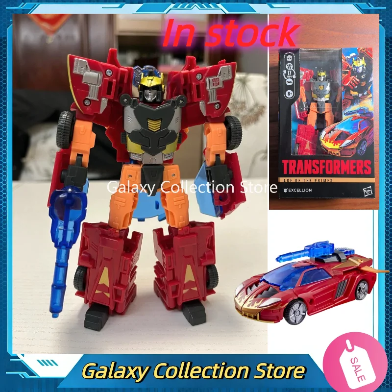 

In Stock Transformation Toy Age of The Primes Deluxe Excellion Action Figure Robot Toy Collectibles Gifts Hobbies
