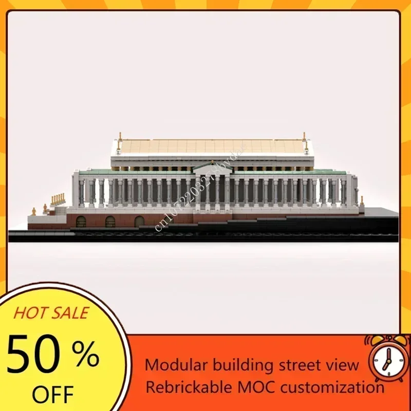 6606 قطعة مخصصة MOC وحدات Tempio Di Venere عرض الشارع نموذج لغز لعبة تعليمية للأطفال هدايا عيد الميلاد #4