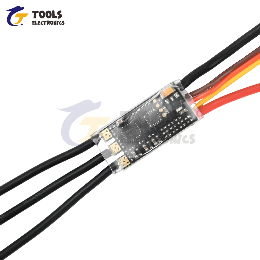 

DC7.4-12.6V Two-way Brushless ESC DIY fan modification 20-30A Brushless Motor Driver DC Motor Drive Board for Electric Drill