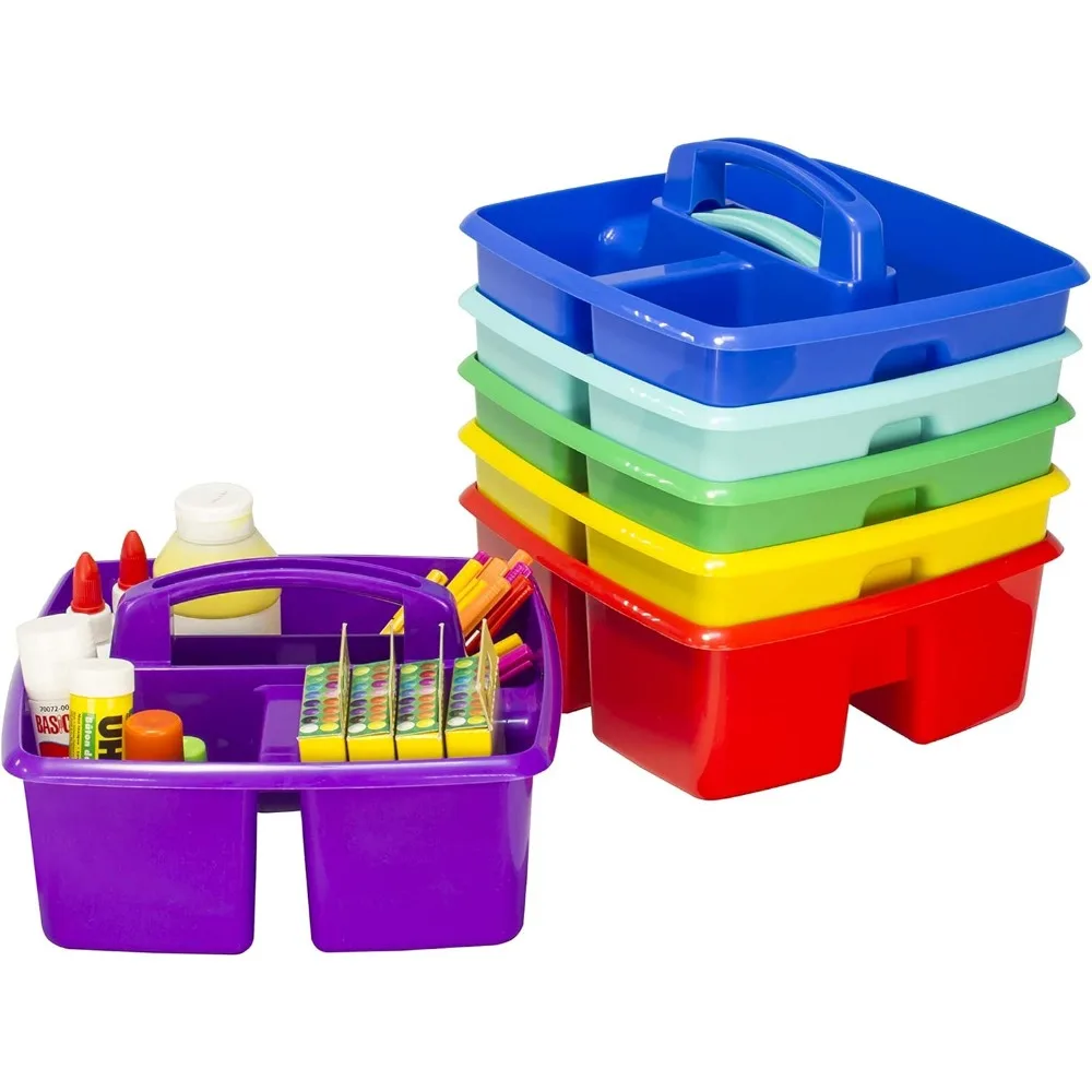 piccolo-contenitore-a-3-scomparti-–-organizer-multiuso-per-l'aula-con-manico-colori-vapore-assortiti-confezione-da-6-00940a06c