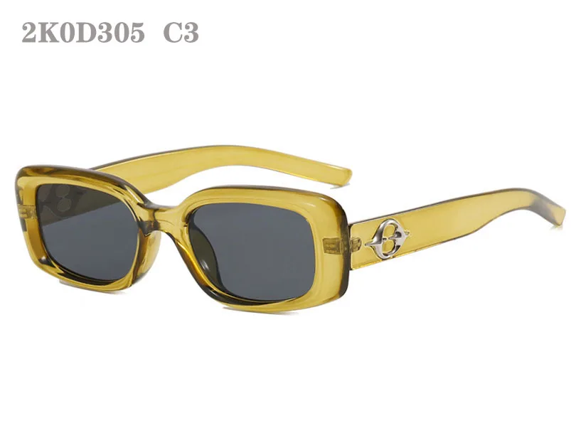 Gafas de sol de diseñador para mujer, lentes de sol cuadradas con montura pequeña, de lujo, Retro, 2K0D305