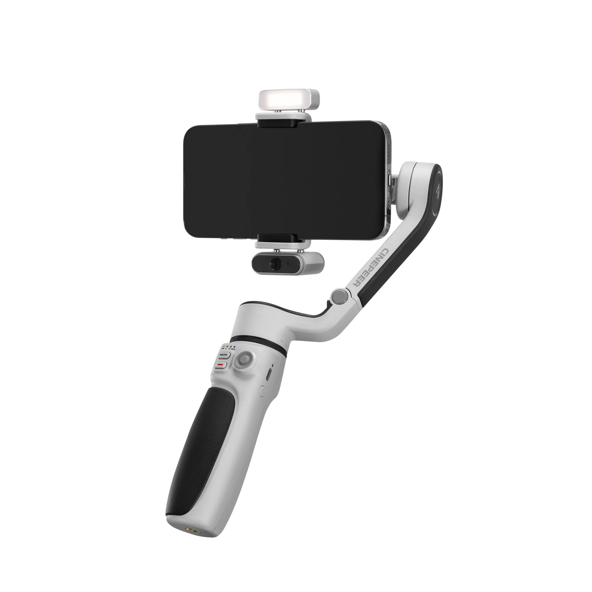 Zhiyun-cardán de mano CQ5, estabilizador de voz inteligente, 3 ejes, antivibración, palo de Selfie extendido plegable, estabilizador de teléfono celular