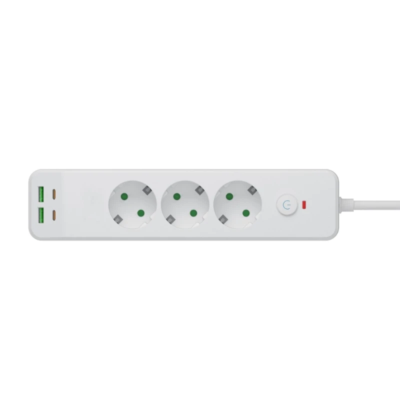 Adaptateur à douille multiple 15YA avec contre surcharge l'extension socket prises