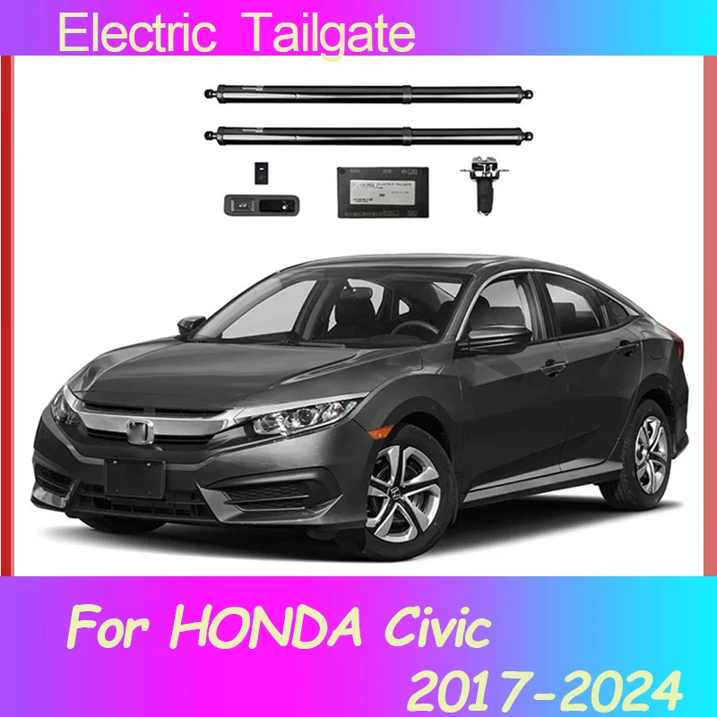 

Для HONDA Civic 2017-2024 электрическая задняя дверь управления привод багажника автомобильный подъемник автоматическое открывание багажника задняя дверь Power Gate