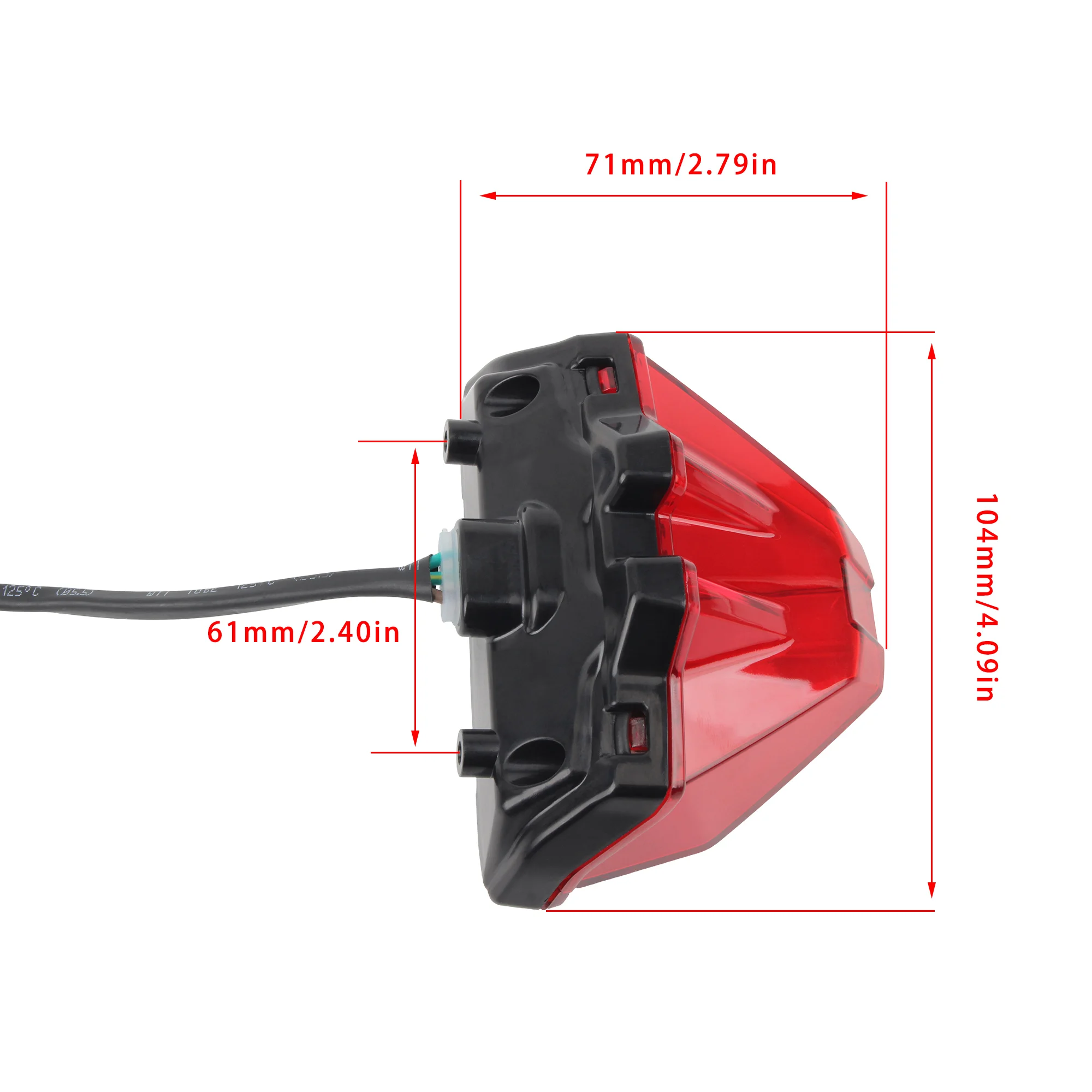 Tail Light For KTM SXF Motorcycle Taillight Brake Lamp EXC XCW XCF 150 250 300 350 450 500 530 2023 2024 Retrofit Accessories view 3