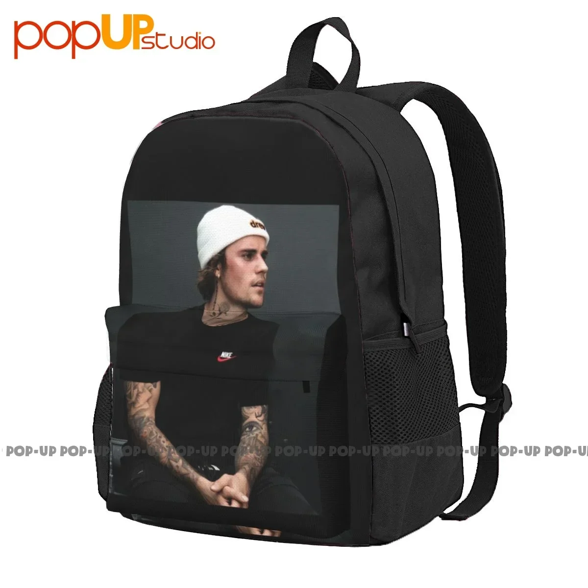 Justin Bieber Justice Jb Large Capacity Backpack Travel Softback Storage Bag Bags For Travel