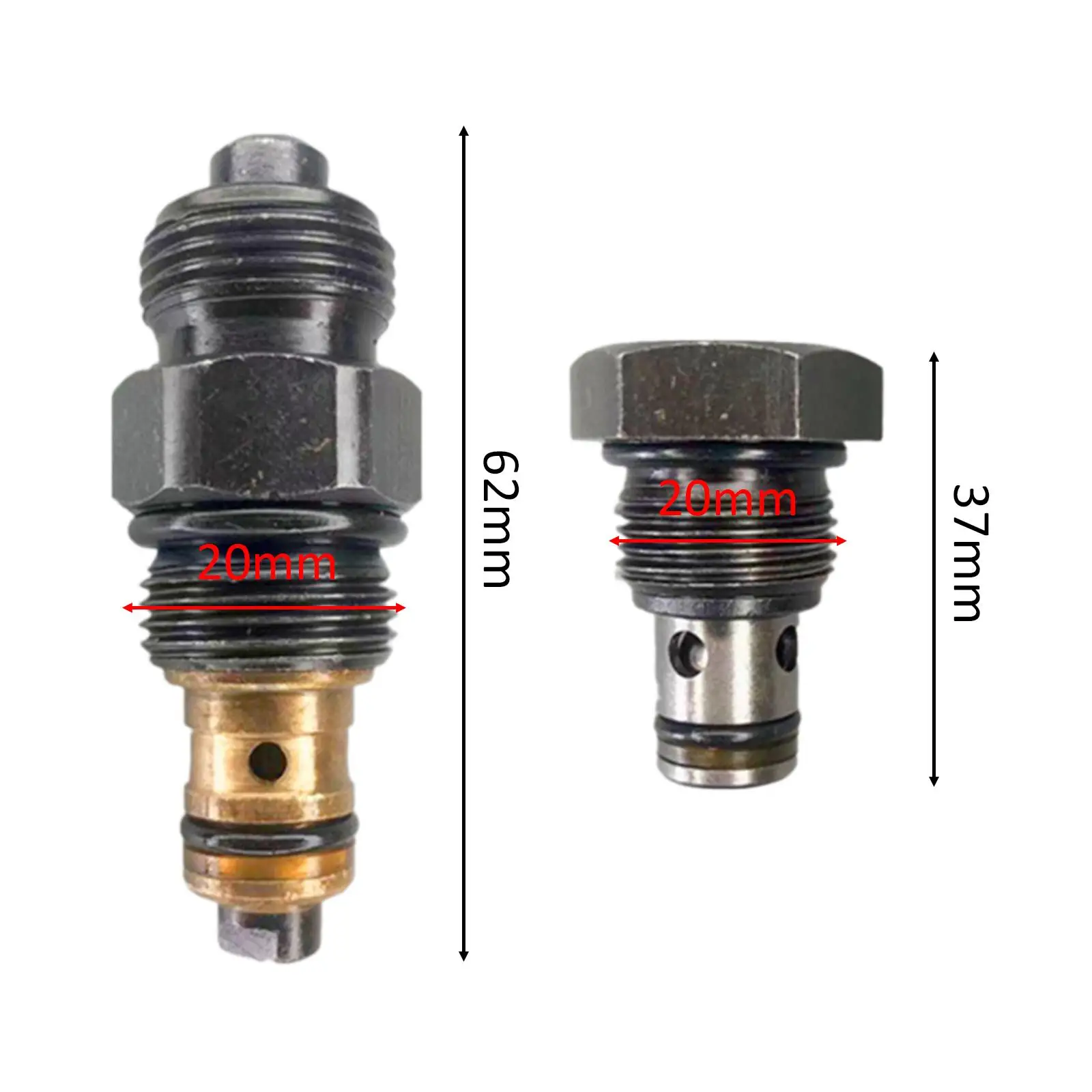 Hydraulic Car Lift Lowering Valve Set Metal Pressure Relief Unloading Valve for Universal Hoist Machine