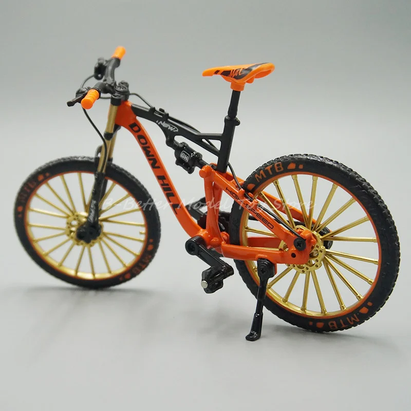 1:10 Diecast Metal Bicycle Model Toy DH Down Hill Extreme Mountain Bike Replica Collector Edition