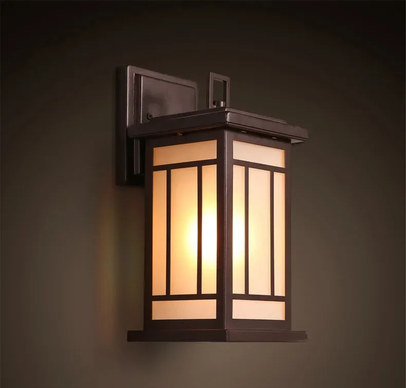 Vintage LED Wall Light Retro Loft Glass Lampshade Concise  Bedside Lamp Fixtures For Bar Cafe Living Room Home Lighting