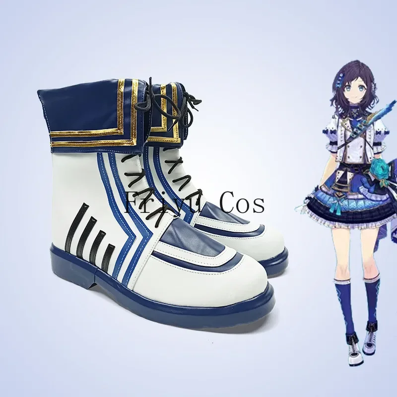 

New Anime Hololive Vtuber Aiba Uiha Cosplay Shoes Boots Halloween Aksesori Dibuat Sesuai Pesanan